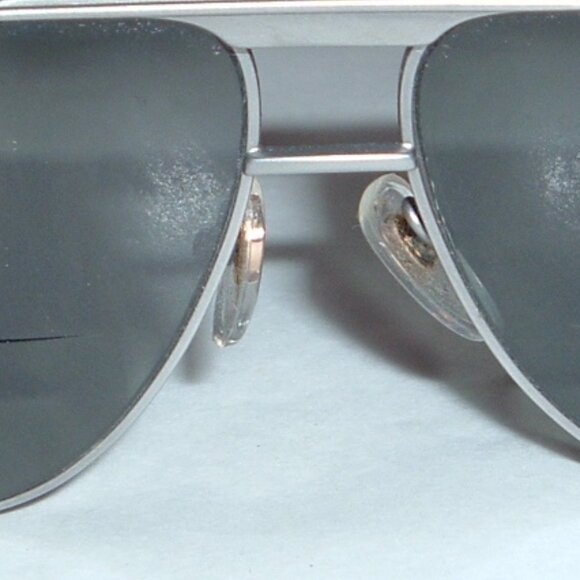 Nikon glasses matte silver gray frames Vintage Japan - Picture 4 of 15
